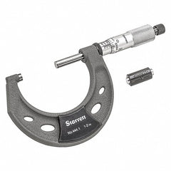 Starrett - OUTSIDE MICROMETER, 1-2 | T444.1XRL-2