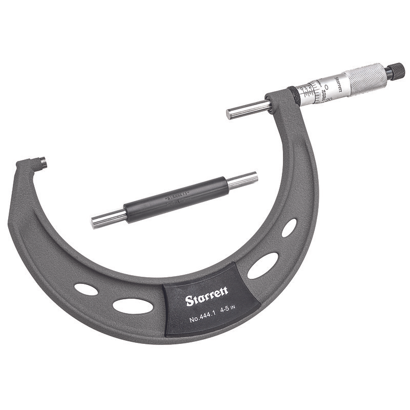 Starrett - OUTSIDE MICROMETER, 4-5 | T444.1XRL-5