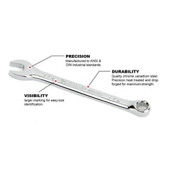 BBI - Proferred Combination Wrench 1/4" Chrome Finish | T46005