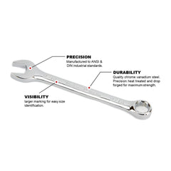 BBI - Proferred Combination Wrench 9/16" Chrome Finish | T46012