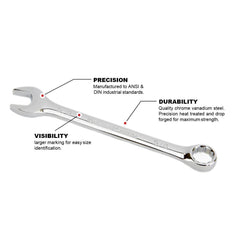 BBI - Proferred Combination Wrench 5/8" Chrome Finish | T46013