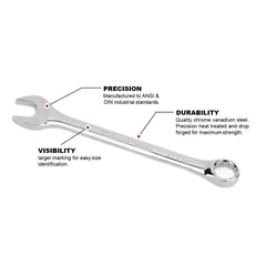 BBI - Proferred Combination Wrench 11/16" Chrome Finish | T46014