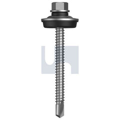 Hobsons - #14-14 x 70 - R1000 Bi-Metal Bi-Metal 304 Metal SDS Aluminium Seal Hex - 304 Stainless | T4XMXAH1414070