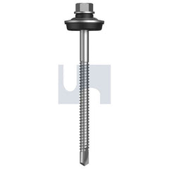 Hobsons - #14-14 x 95 - R1000 Bi-Metal Bi-Metal 304 Metal SDS Aluminium Seal Hex - 304 Stainless | T4XMXAH1414095