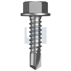 Hobsons - #10-16 x 19 R1000 BI-METAL 304 STAINLESS HEC / BI-METAL 304 METAL SDS HEX HEAD | FSB01 (Pack of 500)