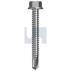 Hobsons - #14-14 x 52 - R1000 Bi-Metal Bi-Metal 304 Metal SDS Hex Head - 304 Stainless | T4XMXHH1414052