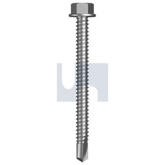 Hobsons - #14-14 x 70 - R1000 Bi-Metal Bi-Metal 304 Metal SDS Hex Head - 304 Stainless | T4XMXHH1414070