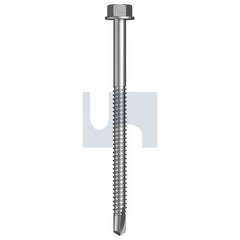 Hobsons - #14-14 x 95 - R1000 Bi-Metal Bi-Metal 304 Metal SDS Hex Head - 304 Stainless | T4XMXHH1414095