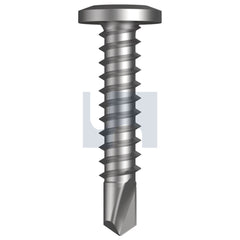 Hobsons - #10-16 x 25 R1000 BI-METAL 304 STAINLESS HEC / BI-METAL 304 / PH DRIVE METAL SDS WAFER HEAD | Q920 (Pack of 500)