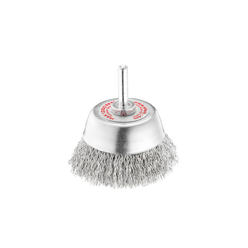 EHI - 0650 Crimped Cup Brush 50mm Dia 6mm Shaft | T50
