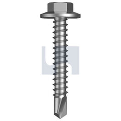 Hobsons - #12-14 x 35 - 550 Stainless Metal SDS Flanged Hex Head | T55MSFH1214035