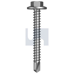 Hobsons - #12-14 x 45 - 550 Stainless Metal SDS Flanged Hex Head | T55MSFH1214045