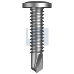 Hobsons - #10-24 x 22 550 STAINLESS HEC / SQUARE DRIVE METAL SDS WAFER HEAD | QT148 (Pack of 1000)