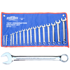 888 Tools - Spanner Set Roe Metric 16Pc | T810016