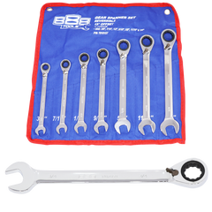 888 Tools - Spanner Set Gear Roe Reversible Sae 7Pc | T810157