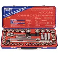 SP Tools - Socket Set - 888 1/2"dr 12Pt Metric/Sae 39pc | T820300