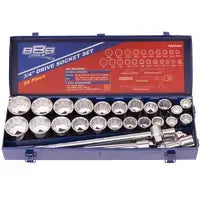 SP Tools - Socket Set - 888 3/4"dr 12Pt 26pc Metal Box | T820400