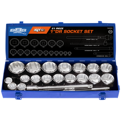 SP Tools - 1" Drive Socket Set - 888 Series Jumbo Sizes - Metric - 12 Point - 21 Piece | T820505