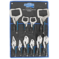 888 Tools - Pliers & Cutters - Locking 10Pc Set | T832929
