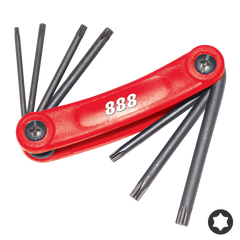 888 Tools - Key Set Magnetic Folding 7Pc Torx Drive | T834567