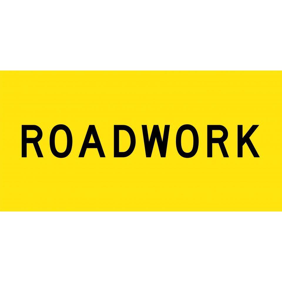 Uniform Safety Signs - 1200x600mm - Corflute - Class 1 - Roadworks | T9-56