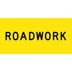 Uniform Safety Signs - 1200x600mm - Corflute - Class 1 - Roadworks | T9-56