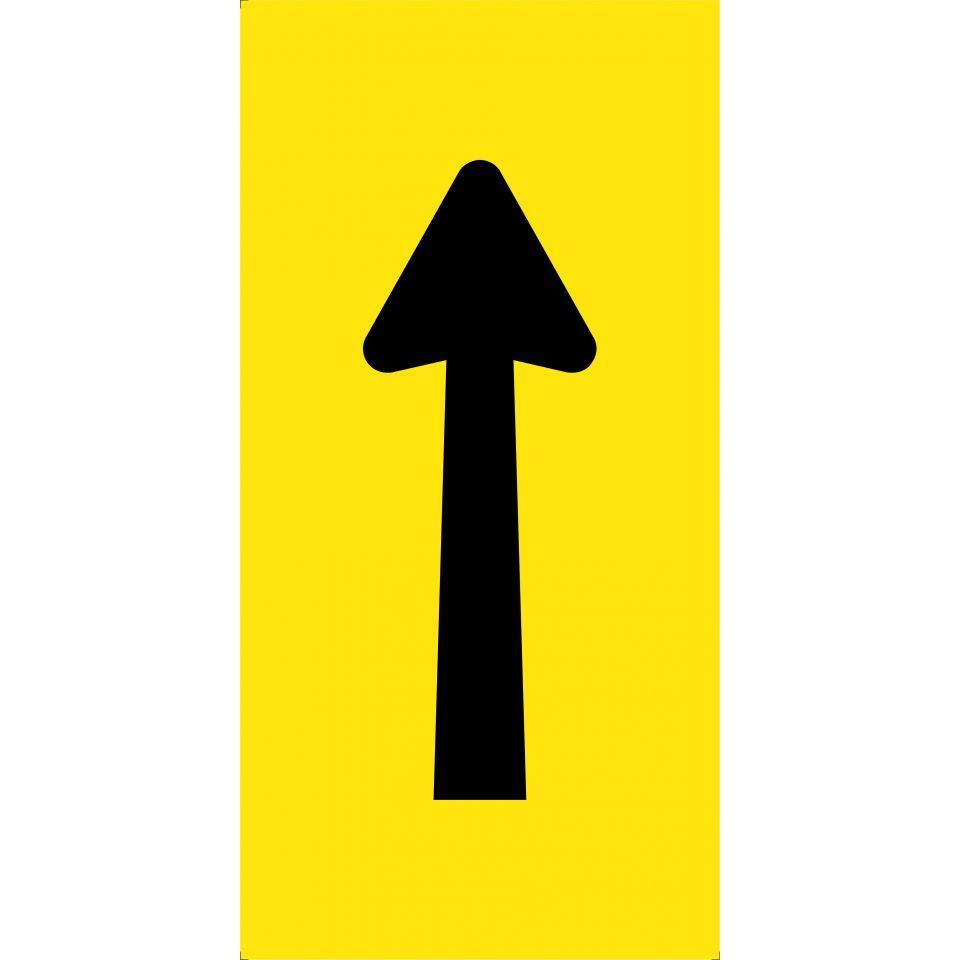 Uniform Safety Signs - 600x300mm - Corflute - Class 1 - Lane Status Open (Arrow Up) | T9-72