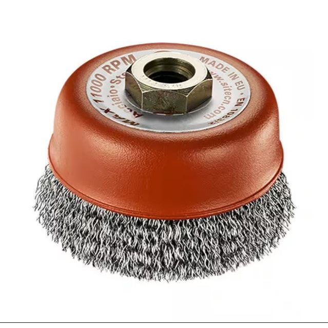 EHI - 0123 Brush Cup Crimped Sit Steel 90xm14 | T90