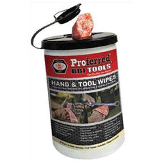BBI - Usa Proferred Hand & Tool Wipes Canister 82 Wipes Per Can | T99001