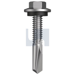 Hobsons - #12-24 x 32 Class 4 As3566 S500 Sds Hex Head + Washer | Fs486 (Pack Of 500)