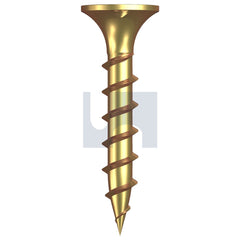 Hobsons - #7-9 x 25 - Yellow Passivate Phillips Drive - Coarse Needle Pt Bugle - Plaster - Zinc | FST9PCYBP0709025