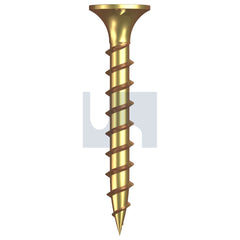 Hobsons - #7-9 x 32 - Yellow Passivate Phillips Drive - Coarse Needle Pt Bugle - Plaster - Zinc | FST9PCYBP0709032