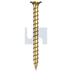 Hobsons - #8-9 x 50 - Yellow Passivate Phillips Drive - Coarse Needle Pt Bugle - Plaster - Zinc | FST9PCYBP0809050