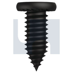Hobsons - M6.2-25 x 16 E-COAT BLACK AS3566 PHILLIPS DRIVE SERRATED FLAT FRAMING SCREW | QA75 (Pack of 1000)