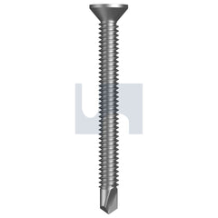 Hobsons - #10-24 x 50 CLASS 3 AS3566 SQUARE DRIVE METAL SDS COUNTERSUNK | QT153 (Pack of 500)
