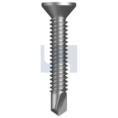 Hobsons - #10-24 x 40 CLASS 3 AS3566 SQUARE DRIVE METAL SDS COUNTERSUNK | QT157 (Pack of 1000)