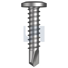 Hobsons - #10-16 x 22 WINDSPRAY (SMOKEY) -CL3 AS3566 PHILLIPS DRIVE METAL SDS WAFER HEAD | Q382-WN (Pack of 1000)