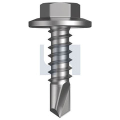 Hobsons - #12-14 x 20 - Metal SDS Flanged Hex Head - Class 4 | T9PM4FH1214020
