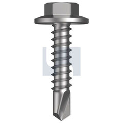Hobsons - #12-14 x 25 - Metal SDS Flanged Hex Head - Class 4 | T9PM4FH1214025