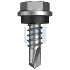 Hobsons - #10-16 x 16 CLASS 4 AS3566 METAL SDS HEX HEAD + WASHER | Q275 (Pack of 1000)