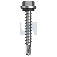 Hobsons - #14-10 x 42 Class 4 As3566 Metal Sds Hex Head + Washer | Q330 (Pack Of 500)