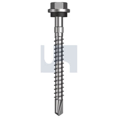 Hobsons - #14-10 x 65 Southerly -Cl4 As3566 + Scratchguard Metal Sds Hex Head + Washer | Q340-So (Pack Of 500)