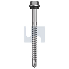 Hobsons - #14-10 x 75 Class 4 As3566 + Scratchguard Metal Sds Hex Head + Washer | Fs345 (Pack Of 250)