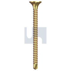 Hobsons - #6-20 x 45 - Yellow Passivate Phillips Drive Metal SDS Bugle Head - Zinc - Qty 1000 | T9PMYBP0620045