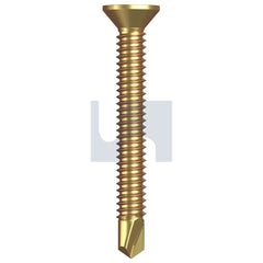 Hobsons - #10-24 x 40 ZINC YELLOW PASSIVATE AS3566 PHILLIPS DRIVE METAL SDS COUNTERSUNK | FS462 (Pack of 500)