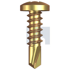 Hobsons - #6-20 x 12 - Yellow Passivate Phillips Drive Metal SDS Pan Head - Zinc | T9PMYPP0620012