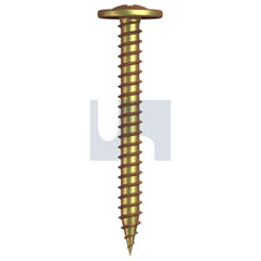 Hobsons - #8-15 x 40 - Yellow Passivate Phillips Drive Needle Pt Large Wafer - Stitch - Zinc | FST9PNYAP0815040