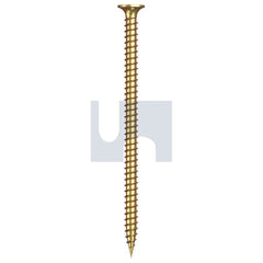 Hobsons - #8-15 x 75 - Yellow Passivate Phillips Drive Needle Pt Bugle - Plaster - Zinc | FST9PNYBP0815075