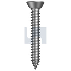 Hobsons - #8-18 x 5/8" - Ansi B18.6.3 Type Ab Self-Tapper Undercut CSK Phil - Zinc Plated - Qty 1000 | T9PSZDP0818062