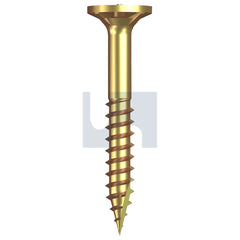 Hobsons - #14-10 x 50 - Yellow Passivate Internal Hex Drive Type 17 Bugle Batten Rib - Zinc | FST9PWYBH1410050